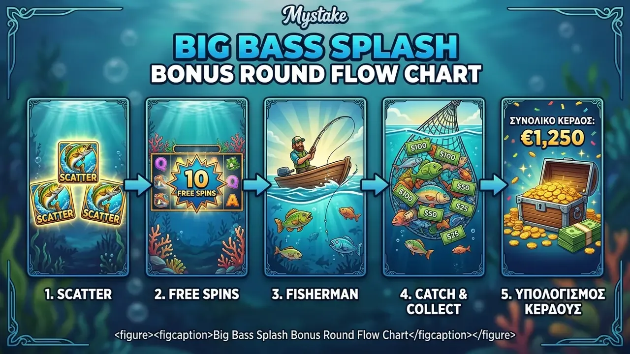 big bass splash bonus round flow chart